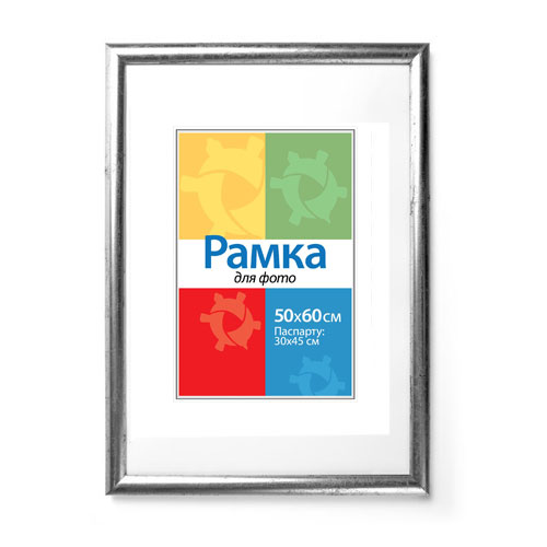 картинка Рамка-пластик 50*60 DS-103 Silver от магазина Chako.ua