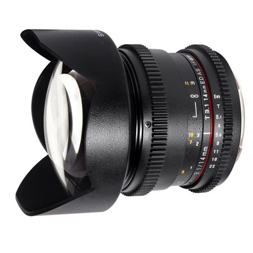 картинка Lens Samyang 14mm T3.1 ED AS IF UMC VDSLR for Nikon F от магазина Chako.ua