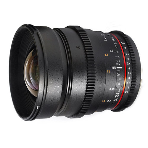 картинка Lens Samyang 24mm T1.5 ED AS UMC VDSLR for Nikon от магазина Chako.ua