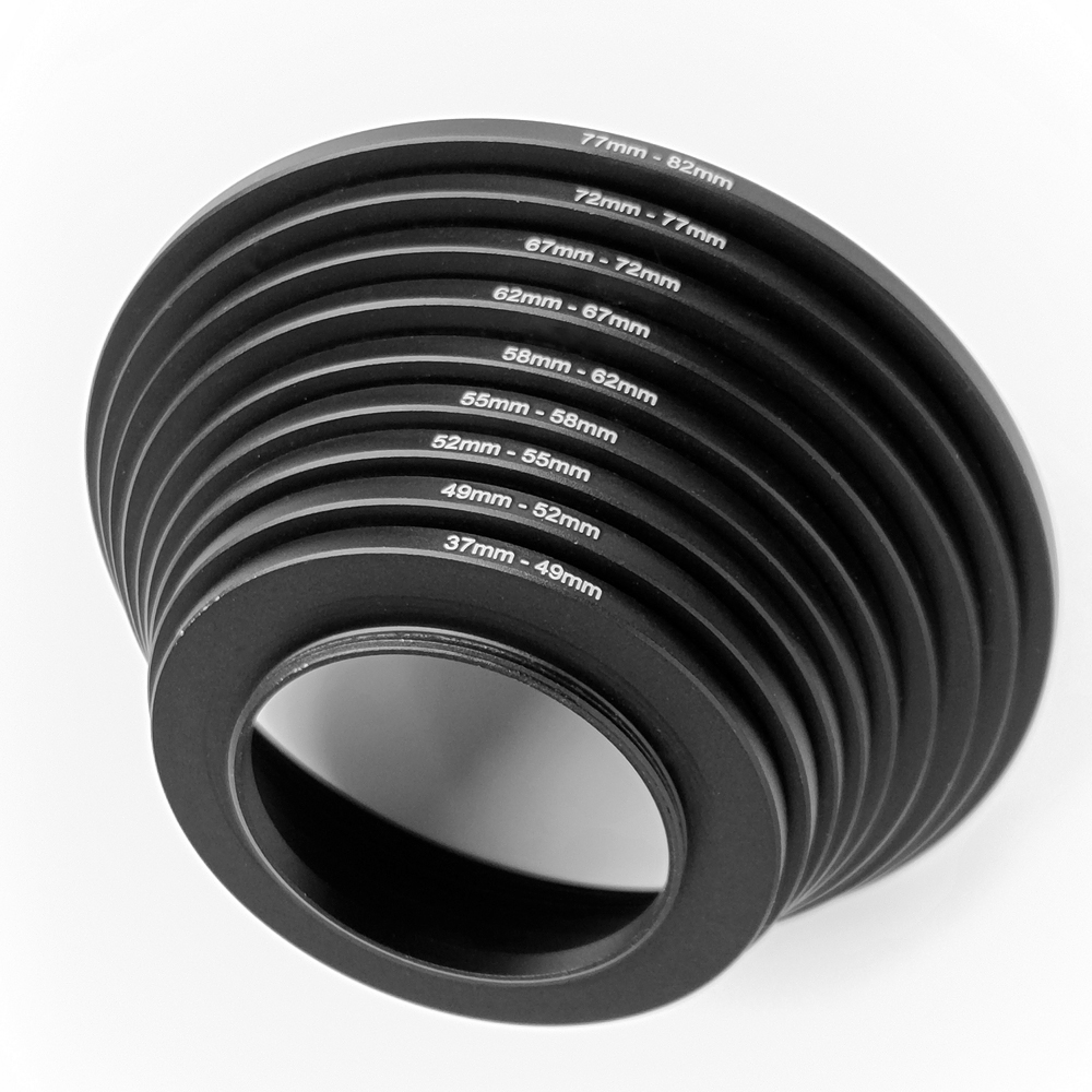 картинка Набір підвищуючих кілець для світлофільтрів Filter Rings 8-in-1 LF-06 от магазина Chako.ua