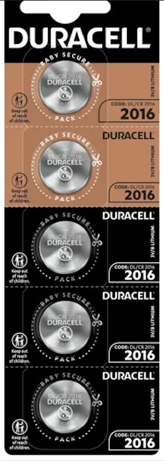 картинка Батарейка Duracell 2016 блістер 5 от магазина Chako.ua