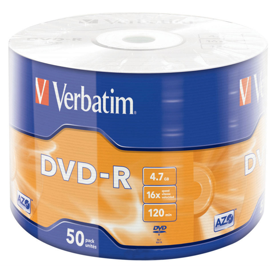 картинка Verbatim DVD-R 4,7Gb 16x DATA LIFE Wrap 50 pcs Print от магазина Chako.ua