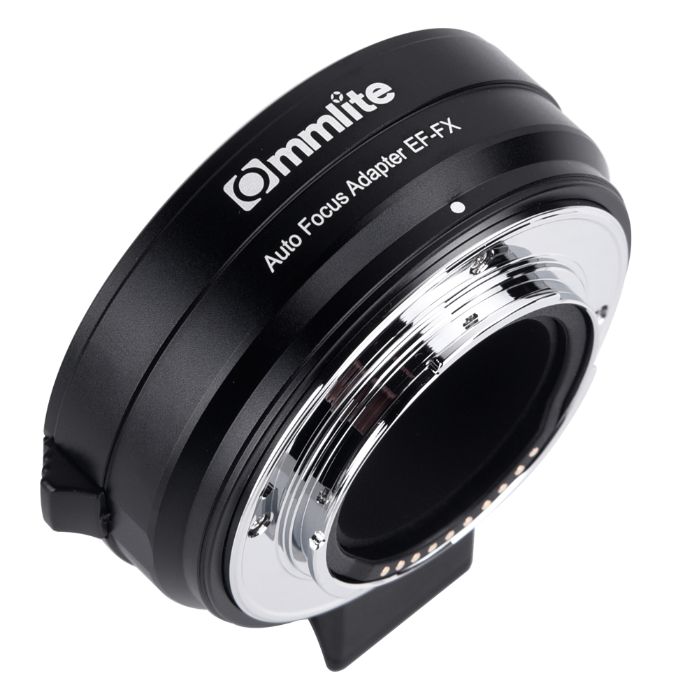 картинка Adapter ring Commlite CM-EF-FX  Electronic Aperture Control AF lens mount adapter from EF/EF-S lens to Fujifilm FX Camera от магазина Chako.ua
