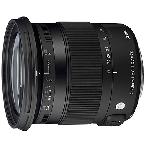 картинка Lens Sigma AF 17-70mm f/2.8-4 DC Macro OS HSM Lens for Nikon от магазина Chako.ua
