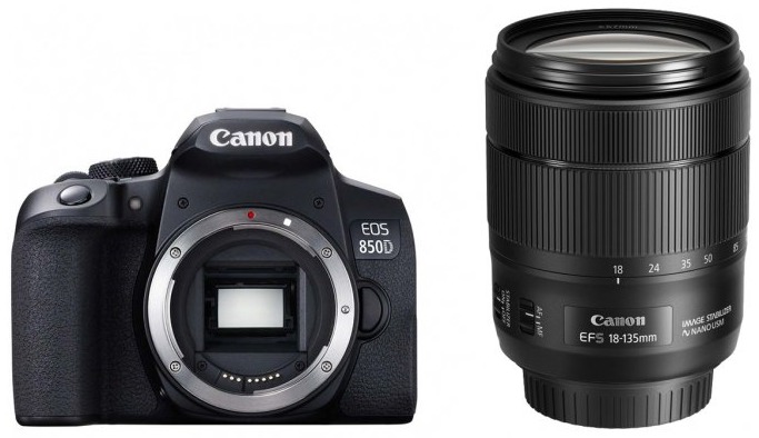 картинка Canon EOS 850D 18-135 IS nano USM KIT  от магазина Chako.ua