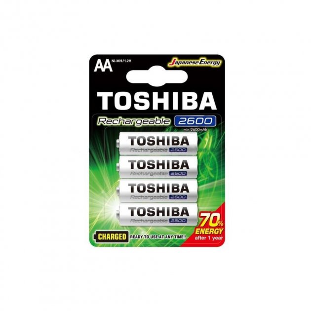 картинка Акумулятори Toshiba AA 2600 Mah Ni-Mh от магазина Chako.ua