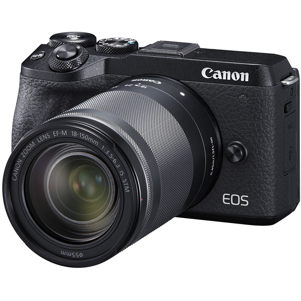 картинка Canon EOS M6 Mark II with 18-150mm IS STM and EVF-DC2 Viewfinder от магазина Chako.ua