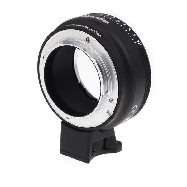 картинка Adapter ring Commlite CM-NF-NEX Lens mount adapter from NF lens to E-Mount Camera от магазина Chako.ua