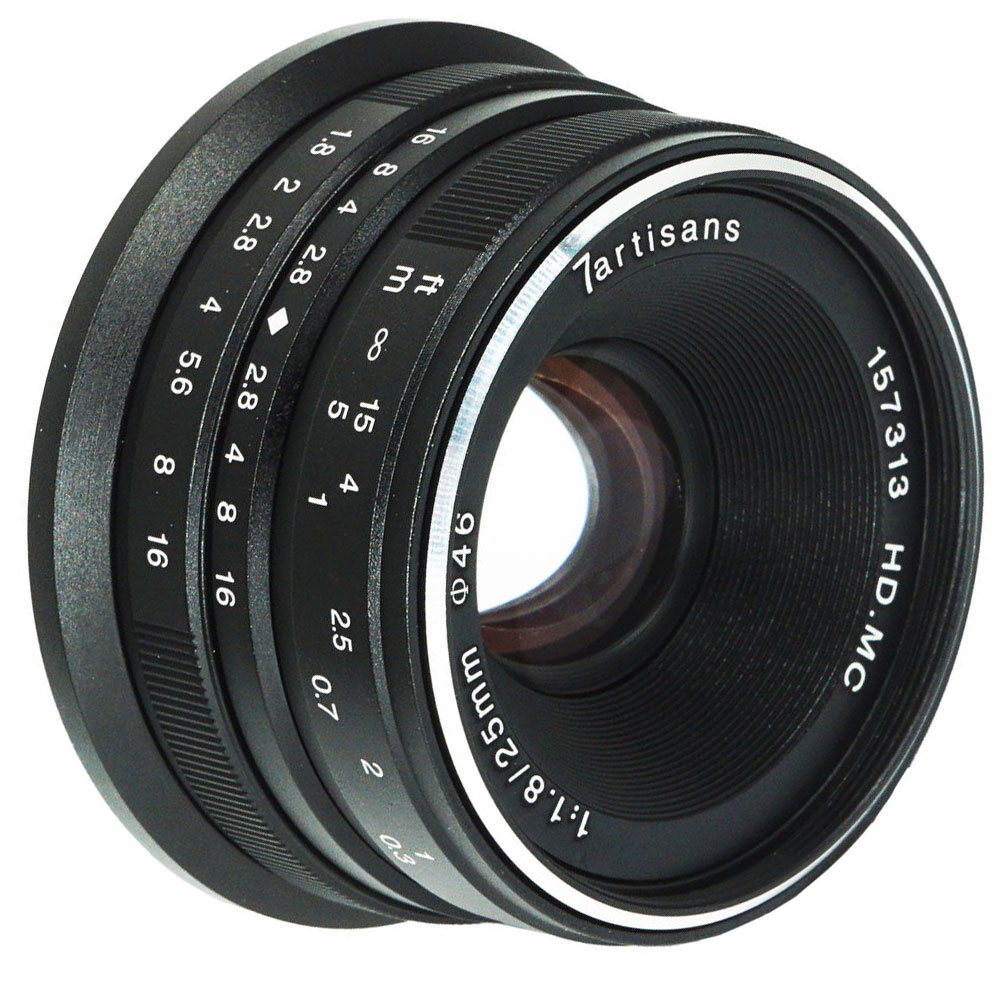 картинка 7Artisans 25mm f1.8 Canon(EOS-M Mount) от магазина Chako.ua