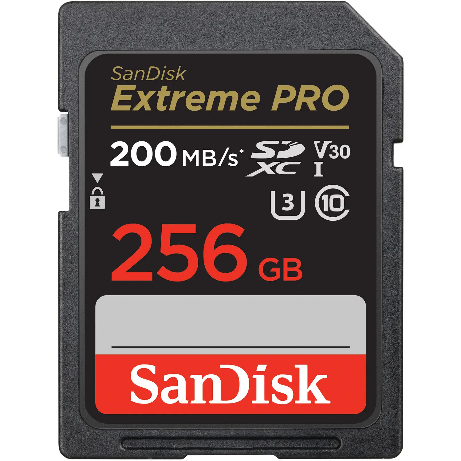 картинка SanDisk SD 256GB C10 UHS-I U3 R200/W140MB/s Extreme Pro V30 (SDSDXXD-256G-GN4IN) от магазина Chako.ua