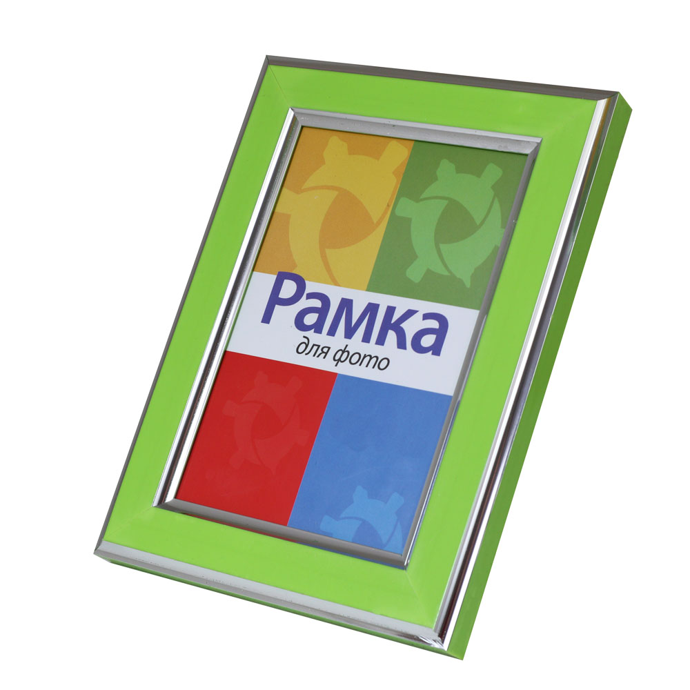 картинка Рамка-пластик 10*15 GB-5 з підст. Green от магазина Chako.ua