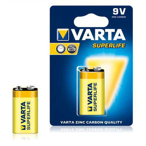 картинка Батарейка Varta 2022 (6F22) Superlife blister zinc от магазина Chako.ua