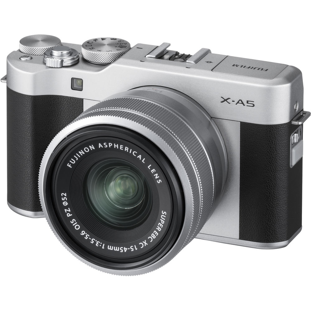 картинка Fujifilm X-A5 Kit with Fujinon XC 15-45mm f/3.5-5.6 OIS (Silver) от магазина Chako.ua