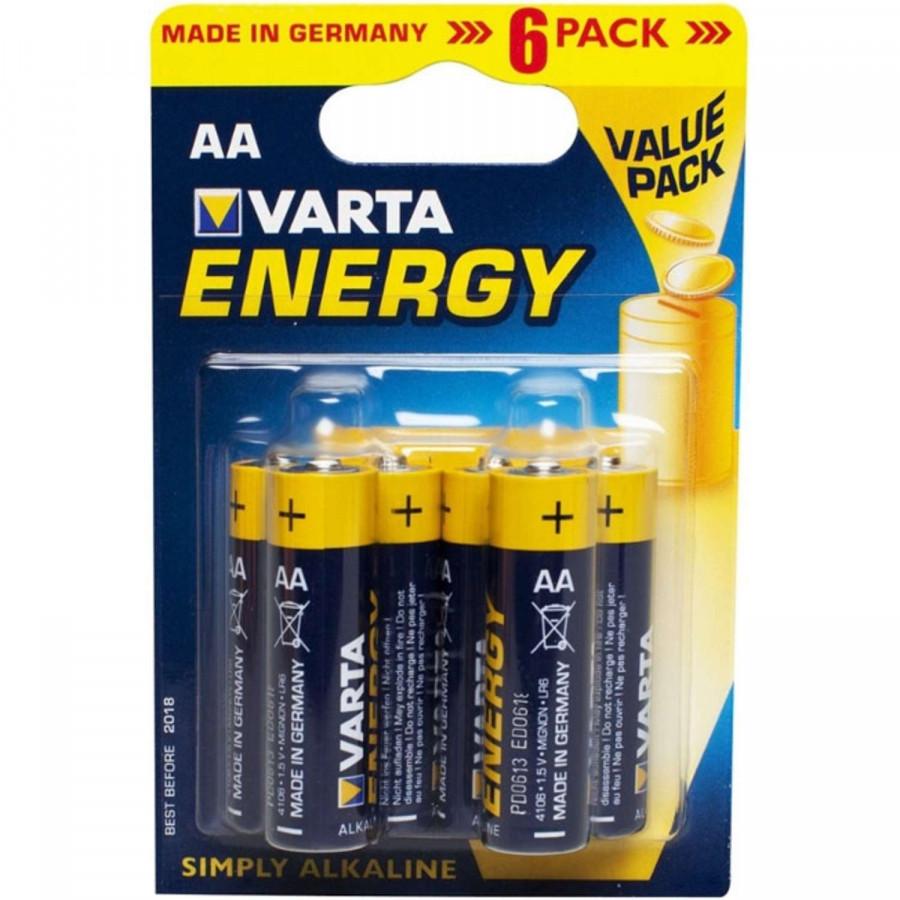 картинка Батарейка VARTA АА (LR6) Energy блістер (6 шт) alkaline от магазина Chako.ua