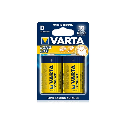 картинка Батарейка VARTA 4120 (LR20) EXTRA LongLife 1х2 шт блістер  alkaline от магазина Chako.ua