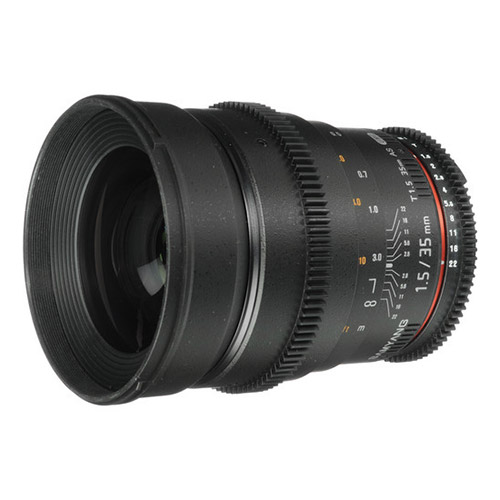 картинка Lens Samyang 35mm T1,5 ED AS UMC VDSLR Nikon F от магазина Chako.ua