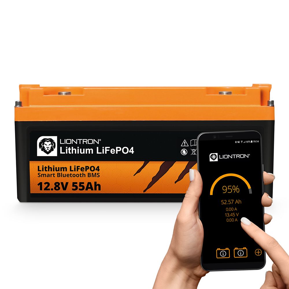 картинка Акумулятор Liontron LiFePO4 12,8V 55Ah LX Smart BMS mit Bluetooth от магазина Chako.ua