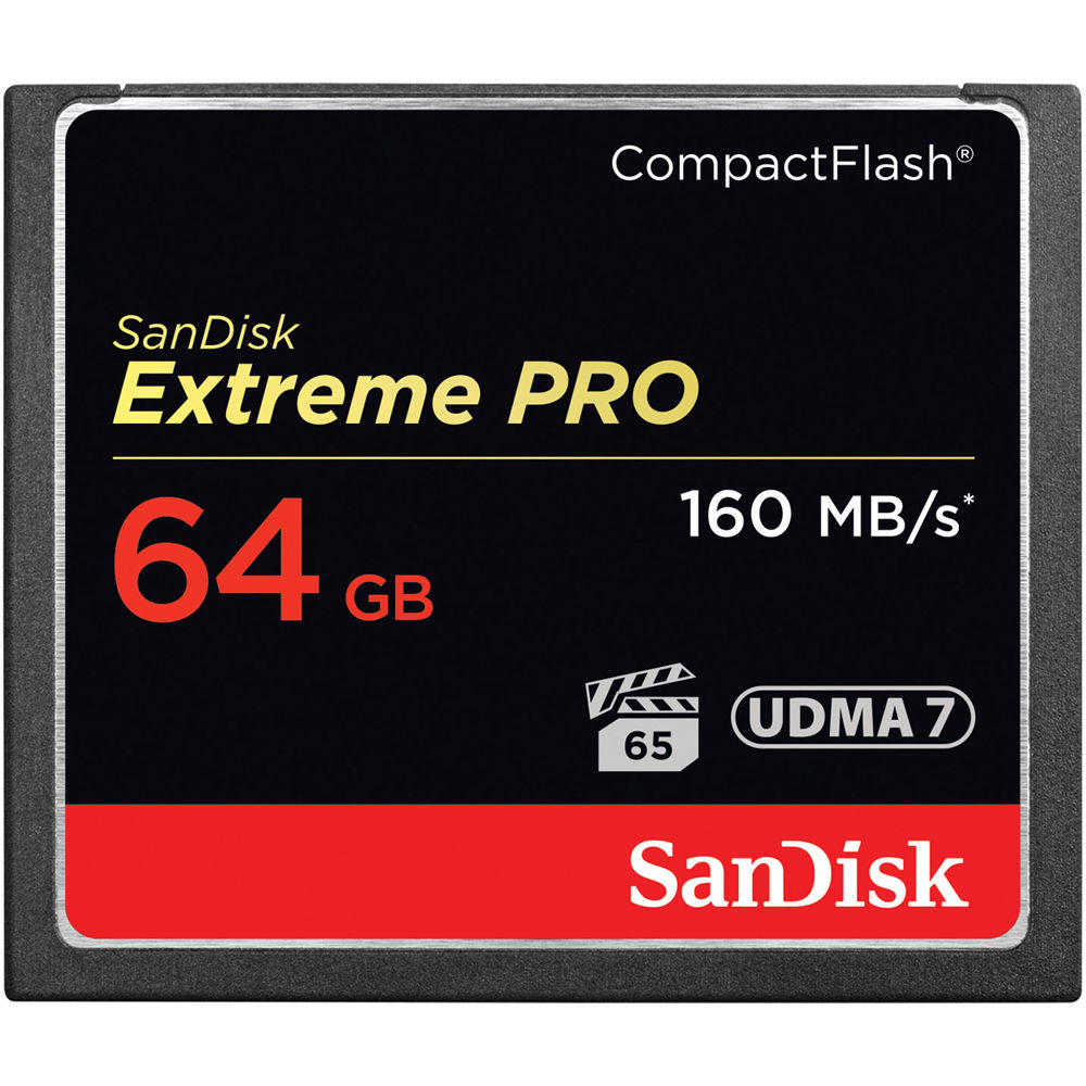 картинка SanDisk 64GB CF Extreme Pro R160/W150MB/s (SDCFXPS-064G-X46) от магазина Chako.ua