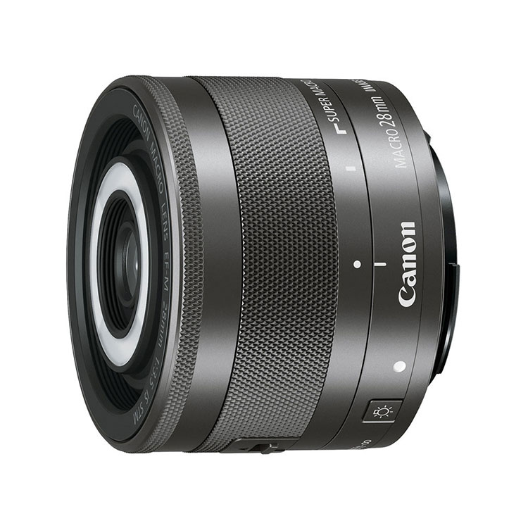 картинка Lens Canon EF-M 28mm F3.5 Macro IS STM  built-in LED от магазина Chako.ua