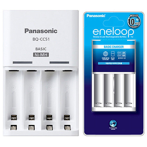 картинка Зарядний пристрій ENELOOP Panasonic Basic Charger New BQ-CC51E от магазина Chako.ua