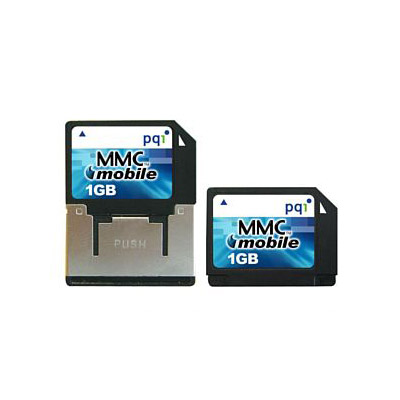 картинка RS MMC Mobile Card, 1GB (Dual voltage) PQI от магазина Chako.ua