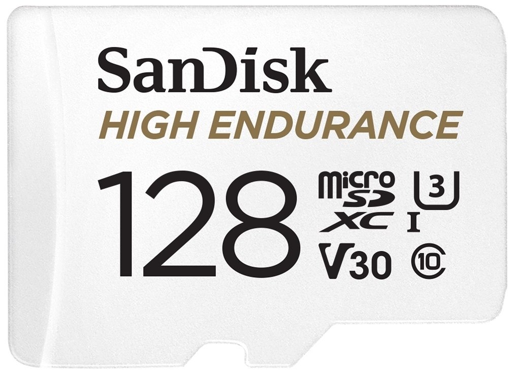 картинка SanDisk microSD  128GB C10 UHS-I U3 V30 R100/W40MB/s High Endurance (SDSQQNR-128G-GN6IA) от магазина Chako.ua